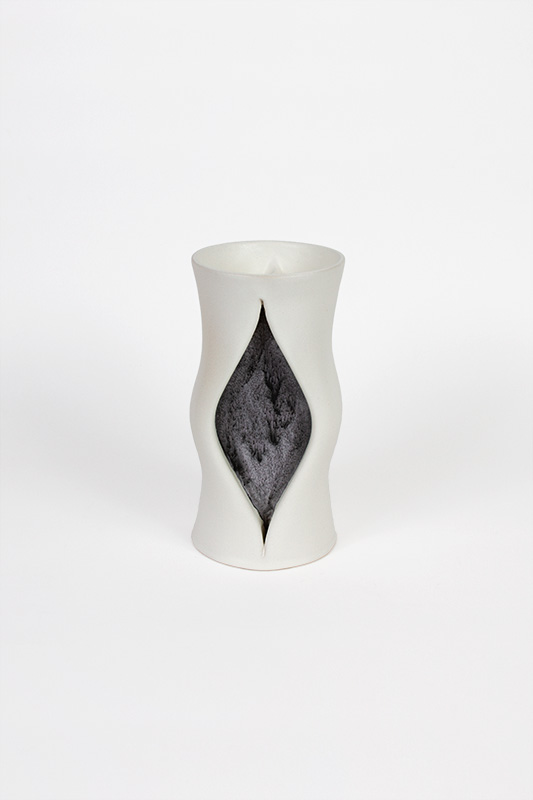 Vase Insert en impression 3D de céramique par l'Atelier Lumierrante
